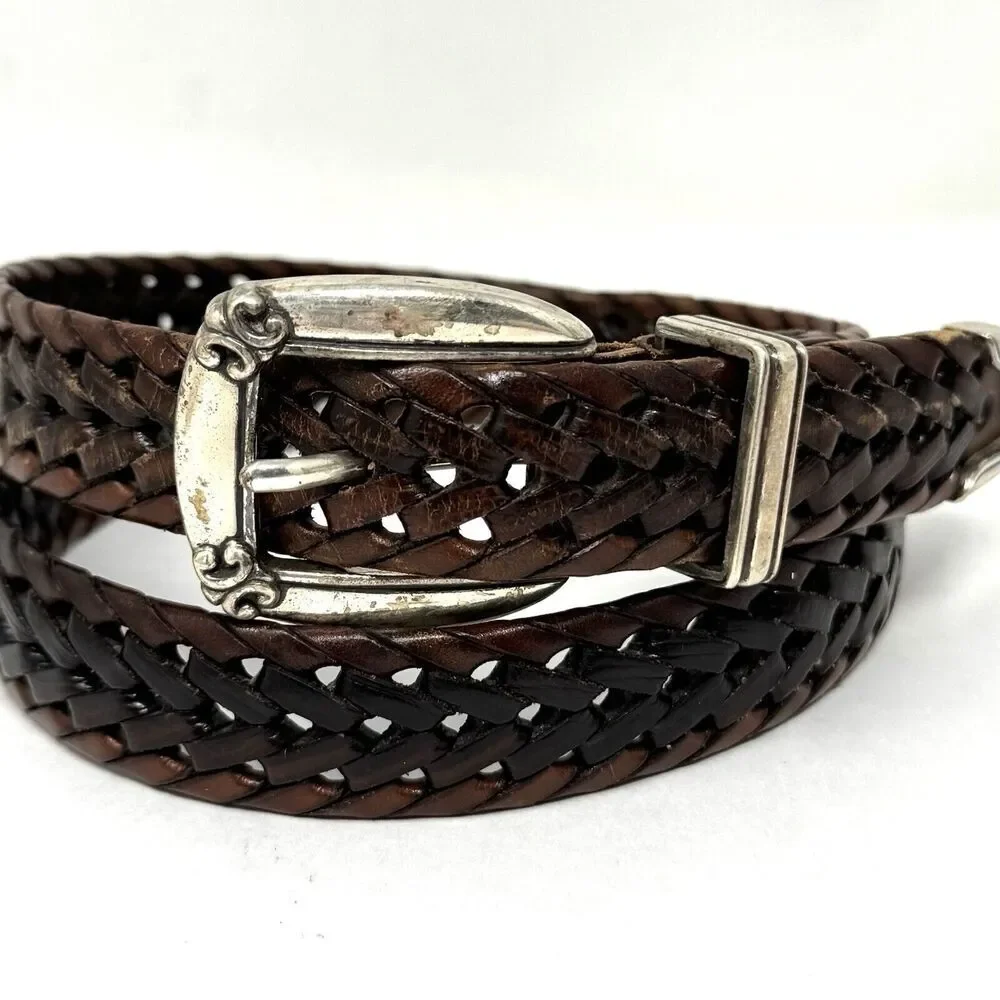 Fossil | Accessories | Vintage Fossil Brown Woven Leather  display picture 1